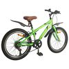 vidaXL Dětsk&eacute; Kolo 24 palců 6-Speed pro 8-12 let Zelen&aacute;