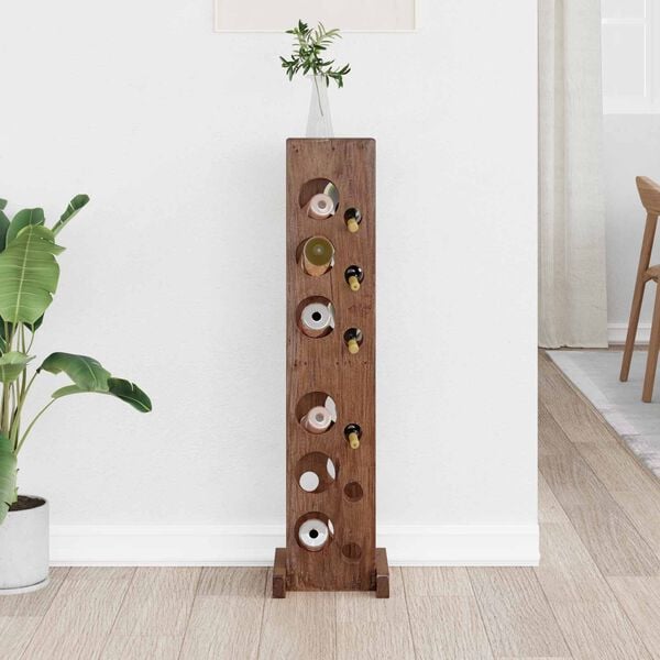 vidaXL Stojan Hněd&aacute; 20 x 25 x 100 cm Masivn&iacute; mahagonov&eacute; dřevo