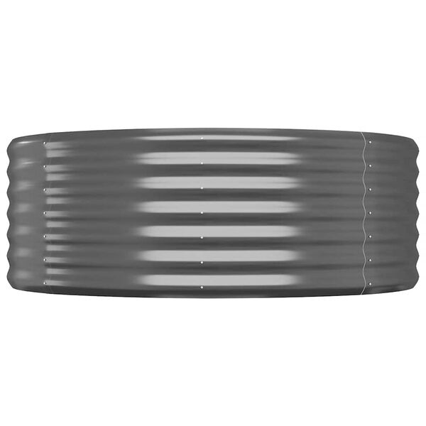 vidaXL Vyv&yacute;&scaron;en&yacute; z&aacute;hon pozinkovan&aacute; ocel 322x100x36 cm antracitov&yacute;