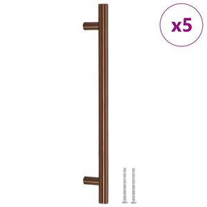 vidaXL N&aacute;bytkov&eacute; &uacute;chytky 5 ks bronzov&eacute; 192 mm nerezov&aacute; ocel