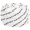 vidaXL V&iacute;ce&uacute;čelov&eacute; užitkov&eacute; lano 16 mm 100 m B&iacute;l&aacute; Polyester