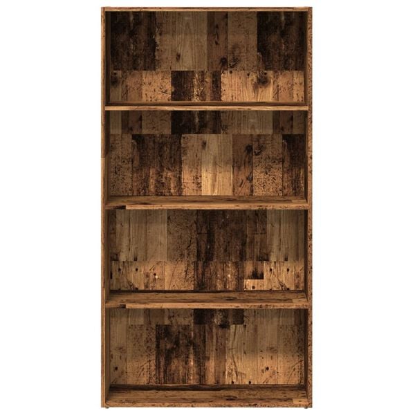 vidaXL Knihovna old wood 80 x 30 x 152 cm kompozitn&iacute; dřevo
