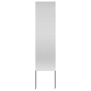 vidaXL Soukrom&iacute; na zahradě Stř&iacute;brn&aacute; 32 x 140 cm Pozinkovan&aacute; ocel