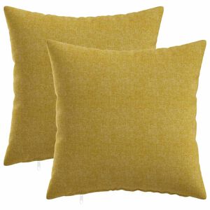 vidaXL Povlak na pol&scaron;t&aacute;ř 2 ks HEERLEN Světl&aacute; zelen&aacute; 30 x 30 cm Textil