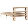 vidaXL R&aacute;m postele s čelem 100 x 200 cm masivn&iacute; borov&eacute; dřevo