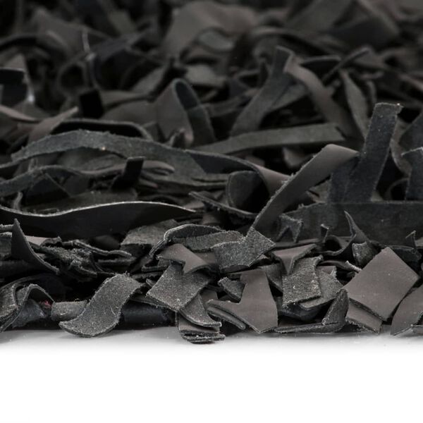 vidaXL Koberec shaggy z prav&eacute; kůže 80 x 160 cm &scaron;ed&yacute;