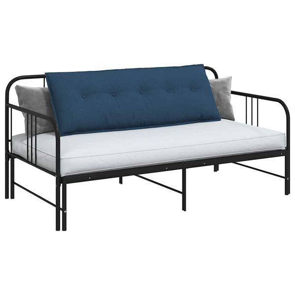 vidaXL Pol&scaron;t&aacute;ř na z&aacute;da Modr&aacute; 140 x 19 x 50 cm textil