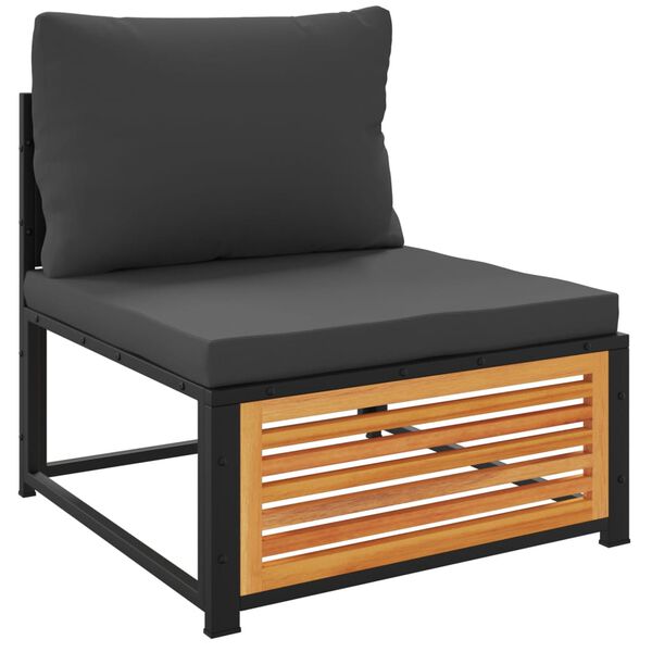 vidaXL 4d&iacute;ln&aacute; zahradn&iacute; sedac&iacute; souprava s podu&scaron;kami masivn&iacute; ak&aacute;cie