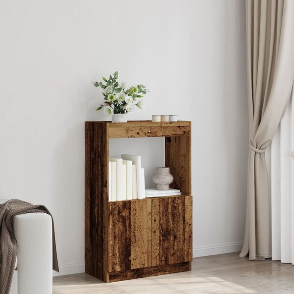 vidaXL Skř&iacute;ň highboard old wood 63 x 33 x 100 cm kompozitn&iacute; dřevo