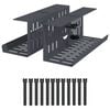 vidaXL Tray na kabely pod stolem 2 ks Antracitov&aacute; 35 x 12 x 13 cm Ocel