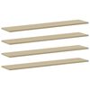 vidaXL Př&iacute;davn&eacute; police 8 ks dub sonoma 100 x 20 x 1,5 cm dřevotř&iacute;ska