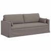 vidaXL Pohovka Taupe 198 x 78 x 80 cm textil