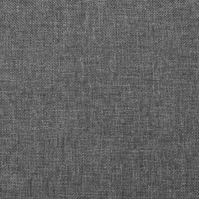 vidaXL 2místná rozkládací pohovka se 2 polštáři světle šedá textil