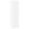 vidaXL Skř&iacute;ň highboard b&iacute;l&aacute; 45 x 42,5 x 185 cm kompozitn&iacute; dřevo
