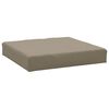vidaXL Podu&scaron;ka na palety taupe 60 x 60 x 6 cm oxfordsk&aacute; l&aacute;tka