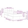 vidaXL Postel s &uacute;ložn&yacute;m prostorem a matrac&iacute; Kr&eacute;mov&aacute; 120 x 200 cm