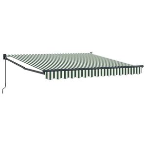 vidaXL Stahovac&iacute; mark&yacute;za Zelen&aacute; a b&iacute;l&aacute; 350 x 250 cm