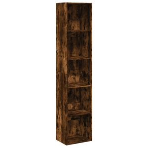 vidaXL Knihovna kouřov&yacute; dub 40 x 30 x 189 cm kompozitn&iacute; dřevo