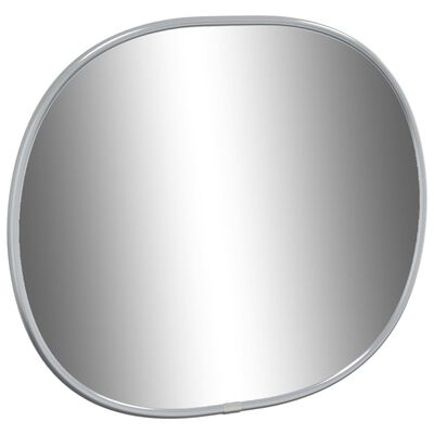 vidaXL Nástěnné zrcadlo stříbrné 30 x 25 cm