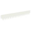 vidaXL Okraj tr&aacute;vn&iacute;ku 10 pcs 103 x 15 cm kov B&iacute;l&aacute;