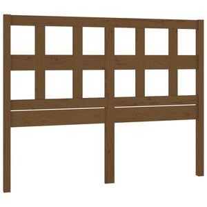 vidaXL Čelo postele medově hněd&eacute; 125,5 x 4 x 100 cm masivn&iacute; borovice