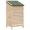 vidaXL Zahradn&iacute; shed Př&iacute;rodn&iacute; 59 x 56 x 113,5 cm Masivn&iacute; jedlov&eacute; dřevo