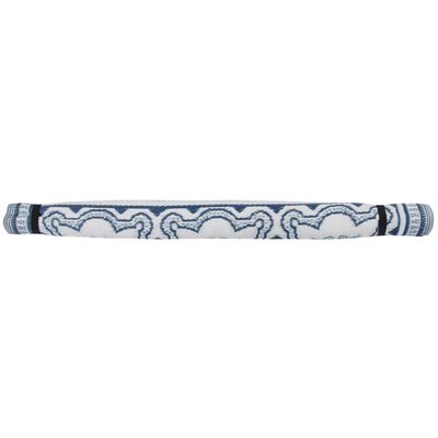 Esschert Design Venkovní koberec 151,5 cm modrobílý OC23