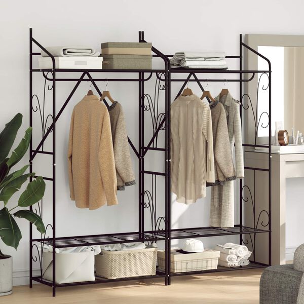 vidaXL Otevřen&aacute; skř&iacute;ň Jednobarevn&yacute; 2 pcs 78 x 36 x 158 cm