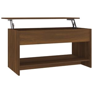 vidaXL Konferenčn&iacute; stolek hněd&yacute; dub 102x50x52,5 cm kompozitn&iacute; dřevo