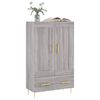 vidaXL Skř&iacute;ň highboard &scaron;ed&aacute; sonoma 69,5 x 31 x 115 cm kompozitn&iacute; dřevo