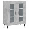 vidaXL Skř&iacute;ň highboard betonově &scaron;ed&aacute; 69,5x34x180 cm kompozitn&iacute; dřevo
