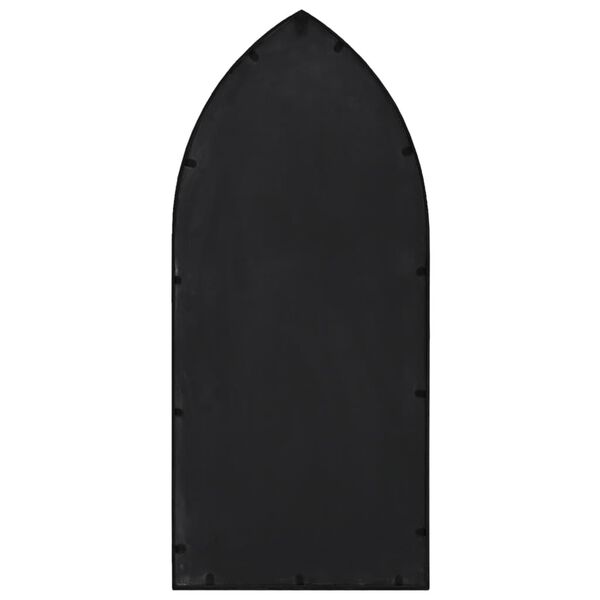 vidaXL Zrcadlo černé 100 x 45 cm železo do interiéru