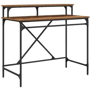 vidaXL Stůl Star&eacute; dřevo 100 x 50 x 90 cm kompozitn&iacute; dřevo