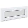 vidaXL Okeno do suter&eacute;nu RISOR 100 x 40 cm PVC a sklo B&iacute;l&aacute;