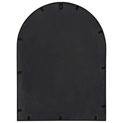 vidaXL Zahradní zrcadlo černé 60 x 45 cm železo pro použití venku