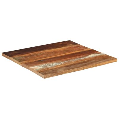 vidaXL Stolní deska čtverec 70x70 cm 25–27mm masivní recyklované dřevo