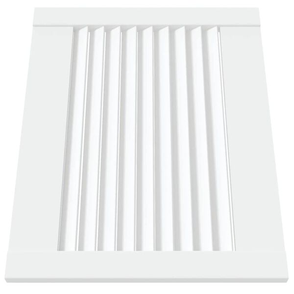 vidaXL N&aacute;bytkov&aacute; dv&iacute;řka lamelov&yacute; design 4 ks b&iacute;l&aacute; 39,5x49,4cm borovice