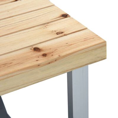 vidaXL Skládací kempingový stůl se 4 místy k sezení ocel hliník