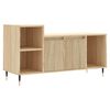 vidaXL TV skř&iacute;ňka dub sonoma 100x35x55 cm kompozitn&iacute; dřevo