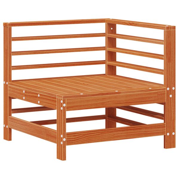 vidaXL Zahradn&iacute; lounge set 7 pcs Voskově Hněd&aacute; Masivn&iacute; borovice