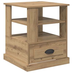 vidaXL Nočn&iacute; skř&iacute;ňka Artisanov&yacute; dub 50 x 50 x 60 cm Kompozitn&iacute; dřevo