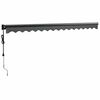 vidaXL Automatick&aacute; zatahovac&iacute; mark&yacute;za antracitov&aacute; 4 x 3 m