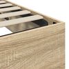 vidaXL Ottoman postel Sonoma dub 193 x 140 x 25 cm Dřevěn&yacute; materi&aacute;l
