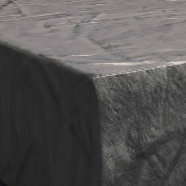 vidaXL Pokryv na n&aacute;bytek Jednobarevn&yacute; Čern&aacute; 275 x 275 x 70 cm 600D