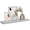 vidaXL Plovouc&iacute; n&aacute;stěnn&aacute; police betonově &scaron;ed&aacute; 90 x 23,5 x 3,8 cm MDF
