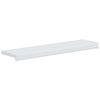 vidaXL Parapet okna B&iacute;l&aacute; 100 x 25 x 4,5 cm PVC