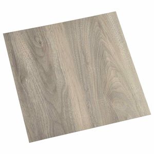 vidaXL Samolepic&iacute; podlahov&aacute; prkna Čern&aacute; a dřevo 30,5 x 30,5 cm 20 ks
