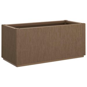 vidaXL Zahradn&iacute; květinov&yacute; box Hněd&aacute; 80 x 36 x 35 cm PP