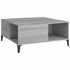 vidaXL Konferenčn&iacute; stolek &scaron;ed&yacute; sonoma 80x80x36,5 cm kompozitn&iacute; dřevo