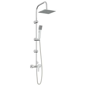 vidaXL Sprchov&yacute; syst&eacute;m Chrom Nerezov&aacute; ocel 21 x 48 x 112 cm